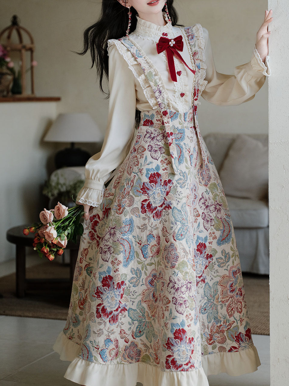 2PS Victorian White Blouse
