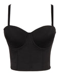 Solid Color Corset Camisole Top