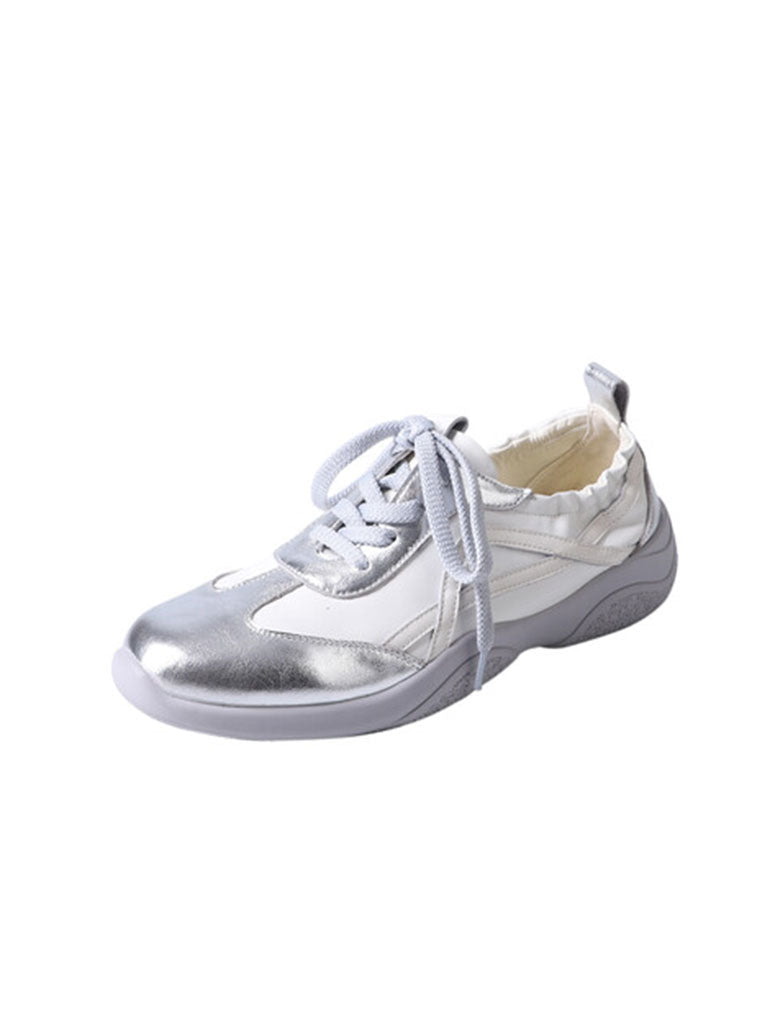 Balletcore Ribbon Grey Sneakers