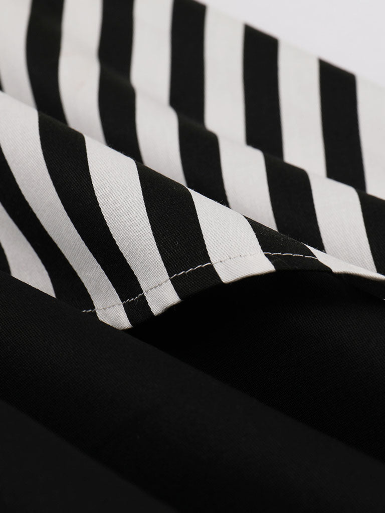 Beetlejuice Costume Spaghetti Strap Pocket Dress