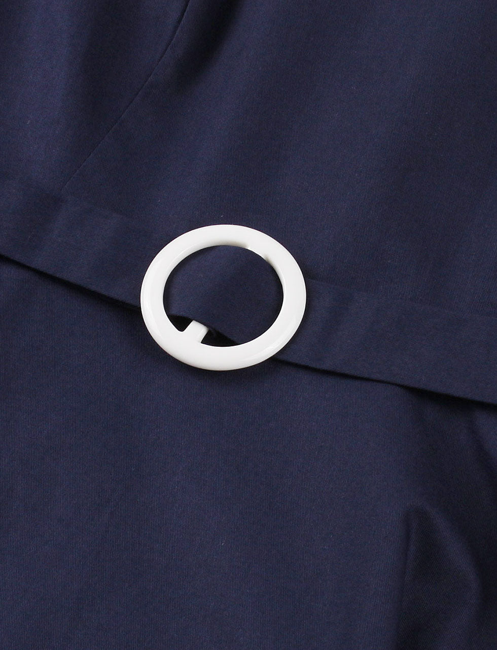 Navy Peter Pan Collar 1950s Vintage Swing Dress