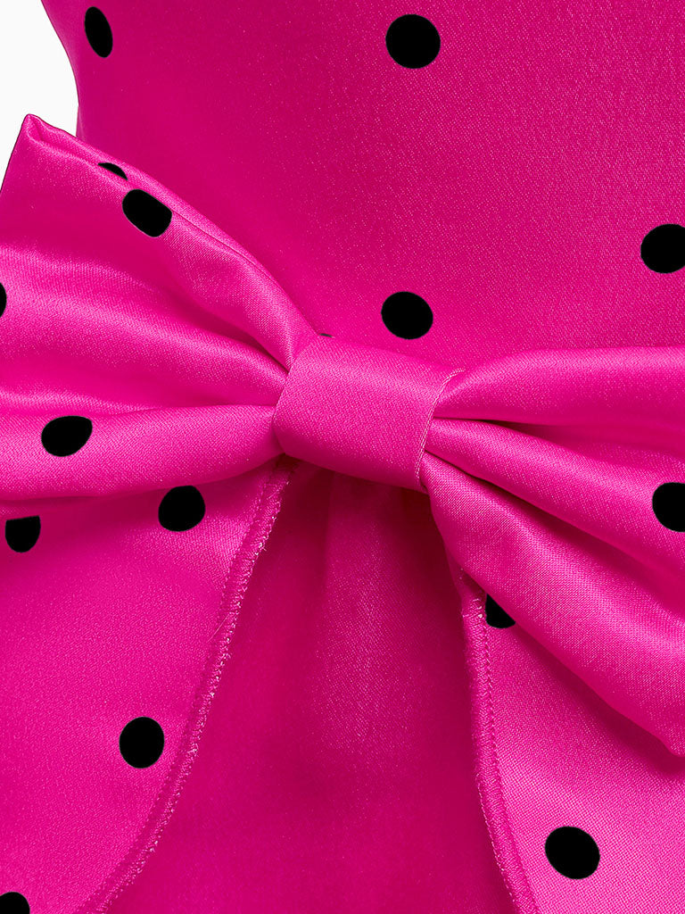 Kids Little Girls' Dress Princess Polka Dots  Birthday Christening Dress