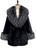 Faux Fur Coat Luxury Mid-Length Long Sleeve Maxi Winter Coat