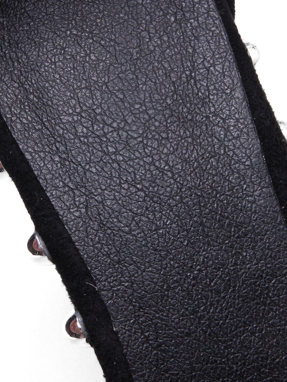 Piont Toe Rivet Chunky Heel Sandals Leather Vintage Shoes