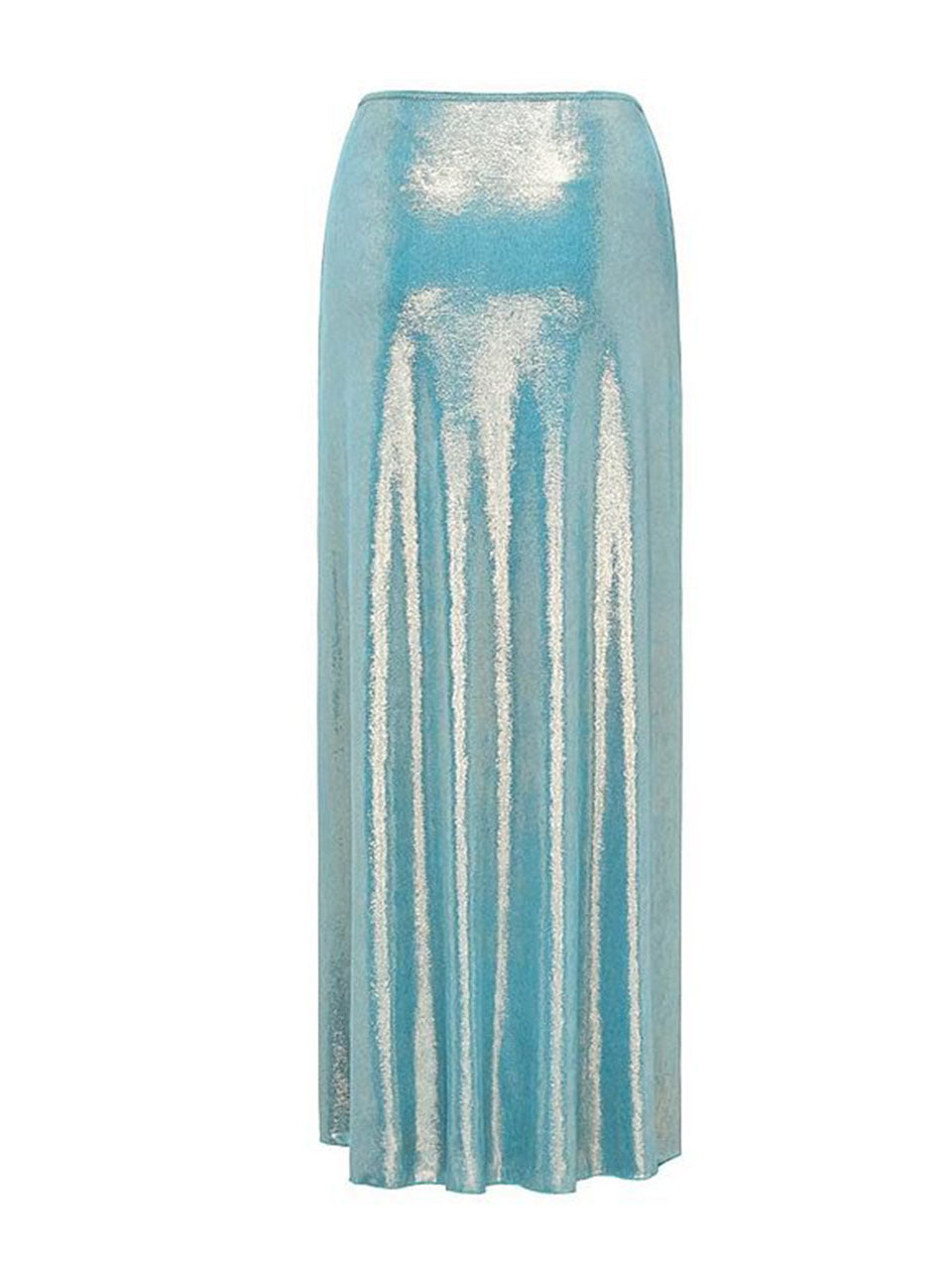 Blue Luminous Fabric One-piece Swimsuit