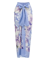 2PS Blue Flower One Piece