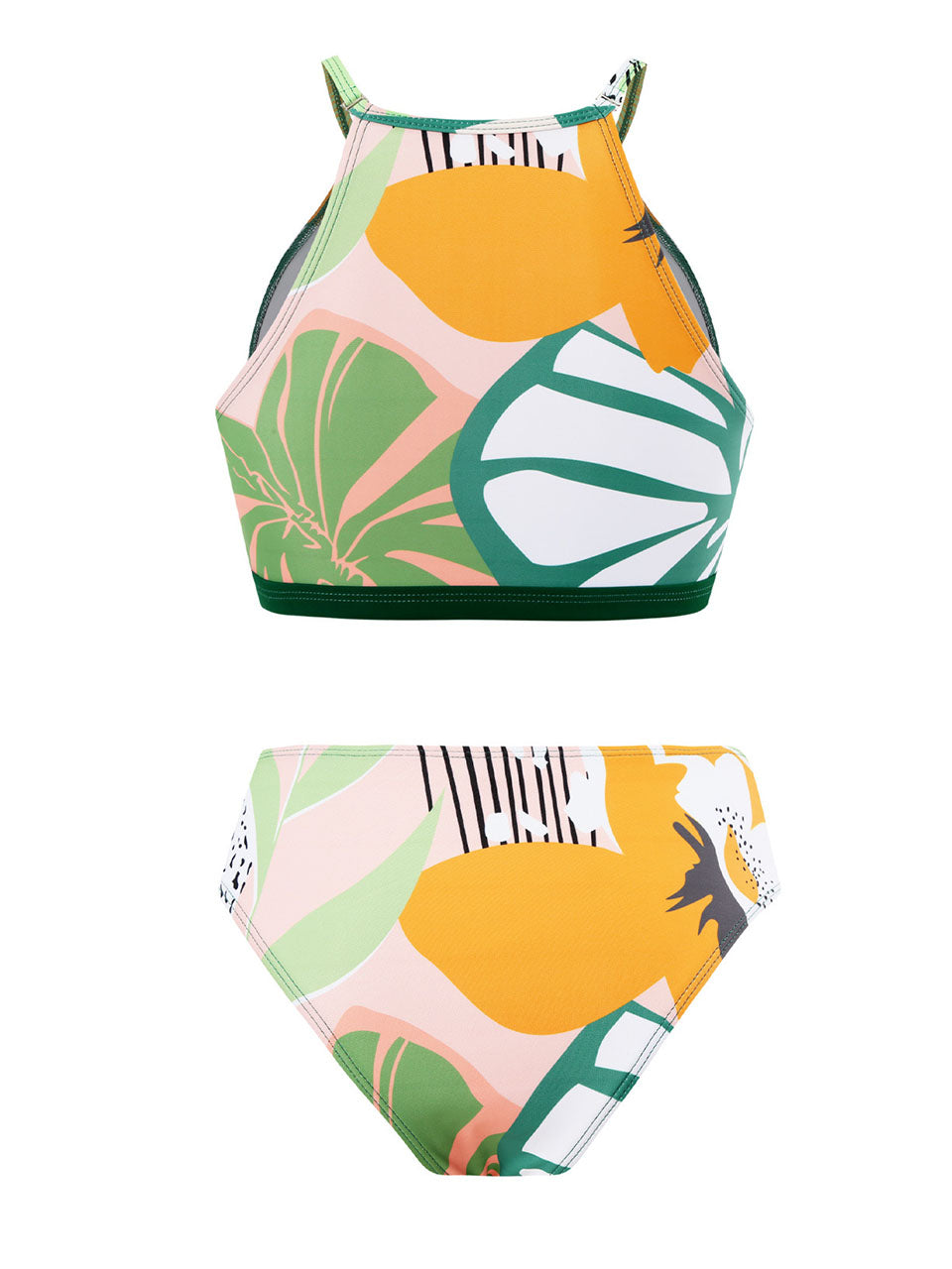 Floral Print Strap Two Pieces