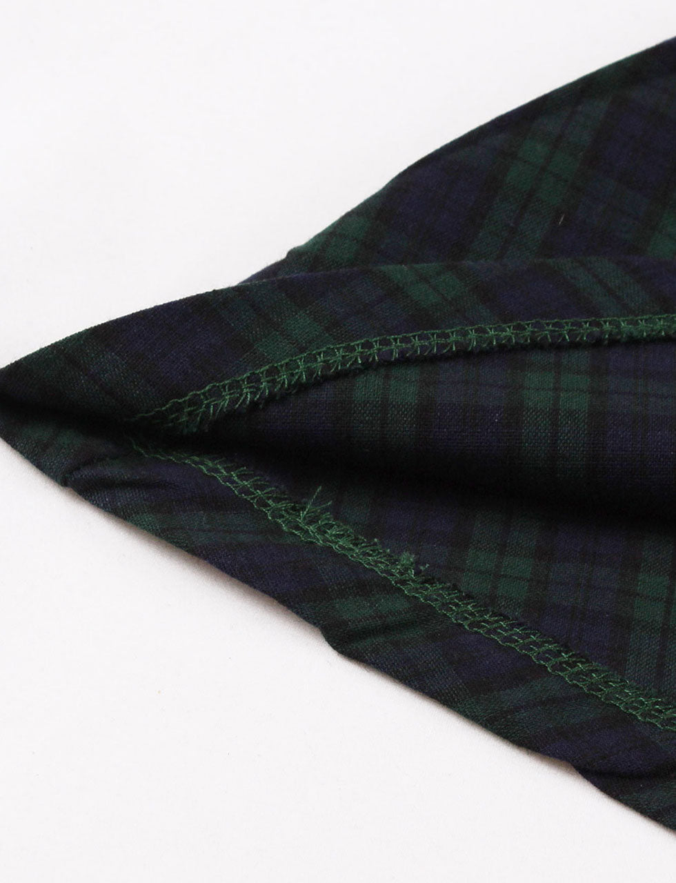 Christmas Green Plaid 1950S Cotton Vintage Dress