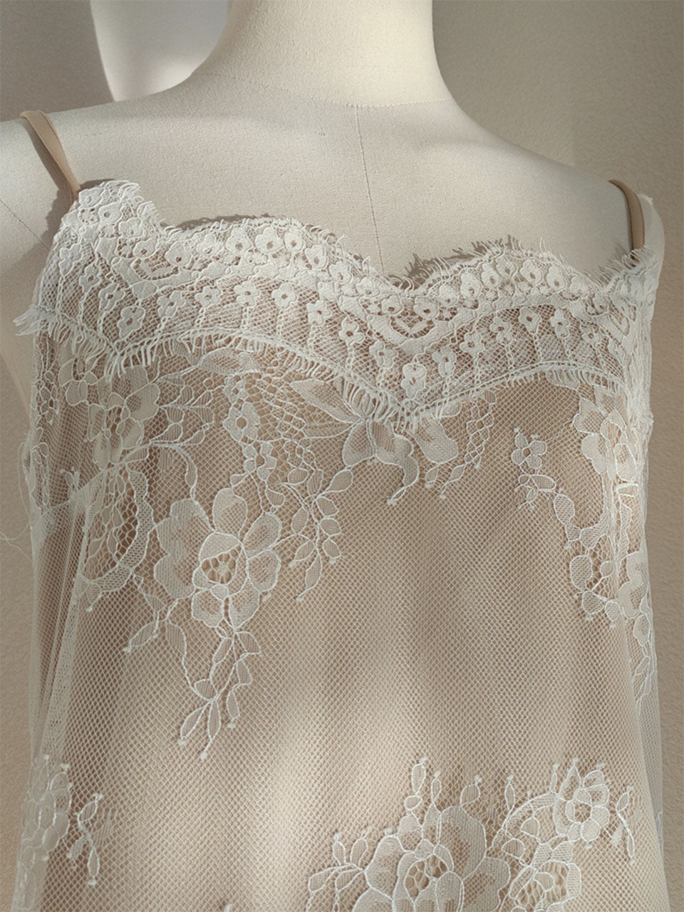 White Lace Flower Long Sleeve Swing Dress