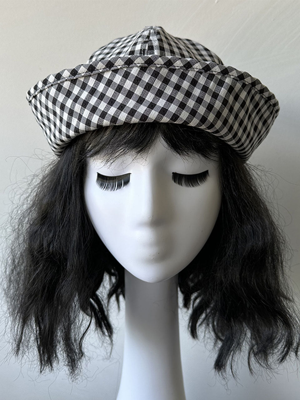 Sailor Hat Sweet Plaid Hat