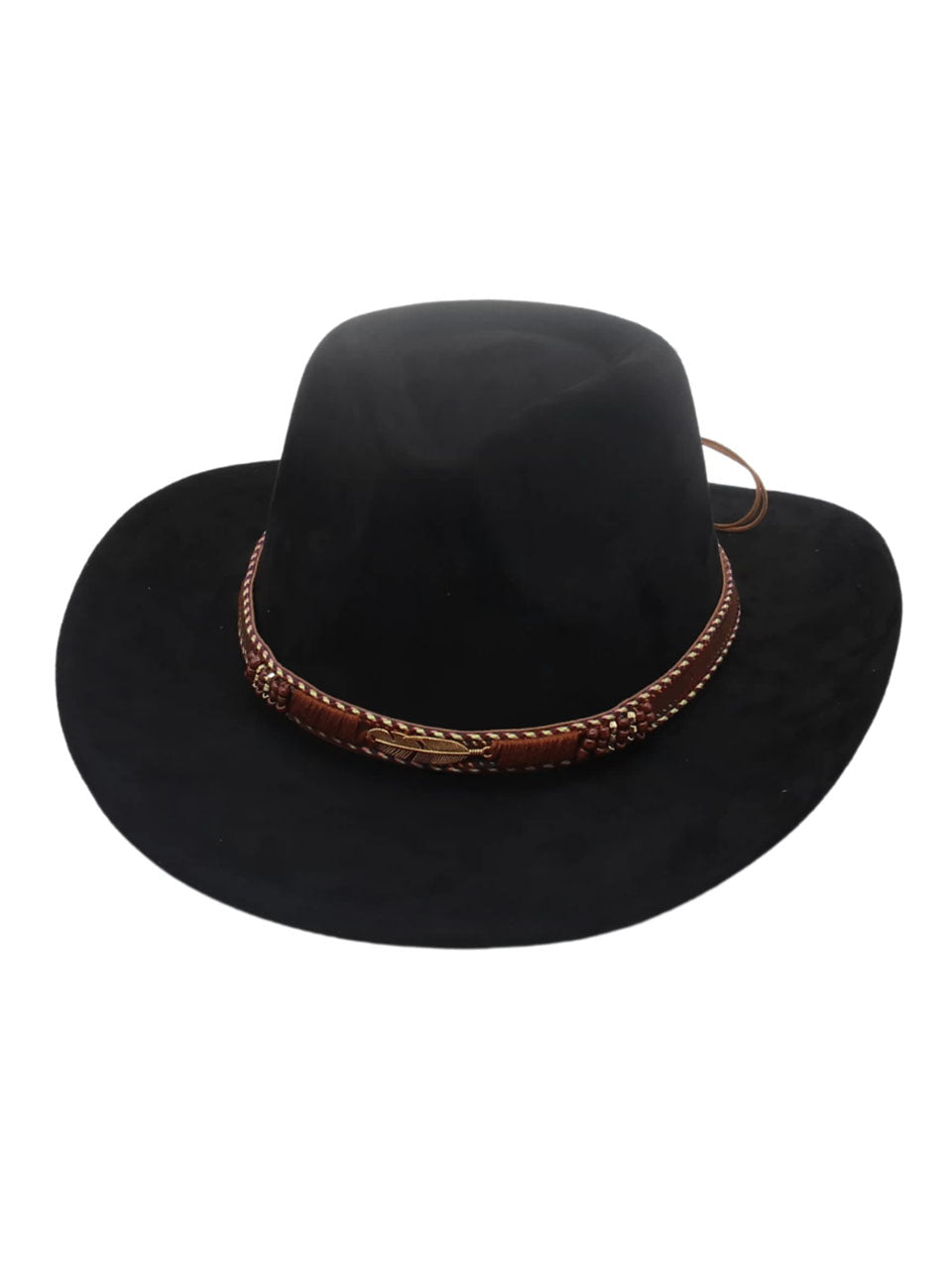 Western Cowboy Hat for â€?Faux Suede Fedora Hat