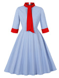Sky Blue Vintage Dress
