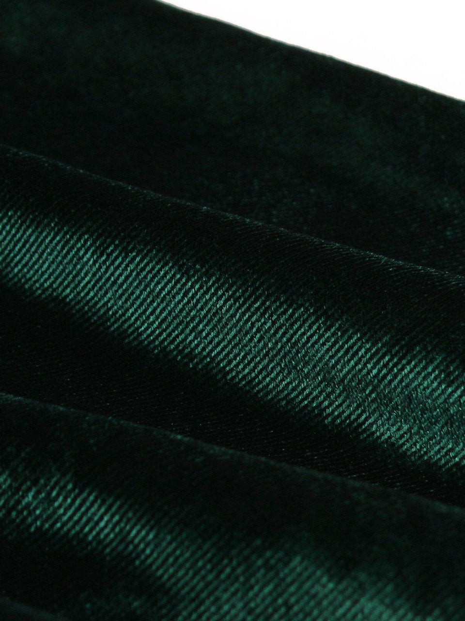 Christmas Green V Neck Velvet 1950S Vintage Swing Dress