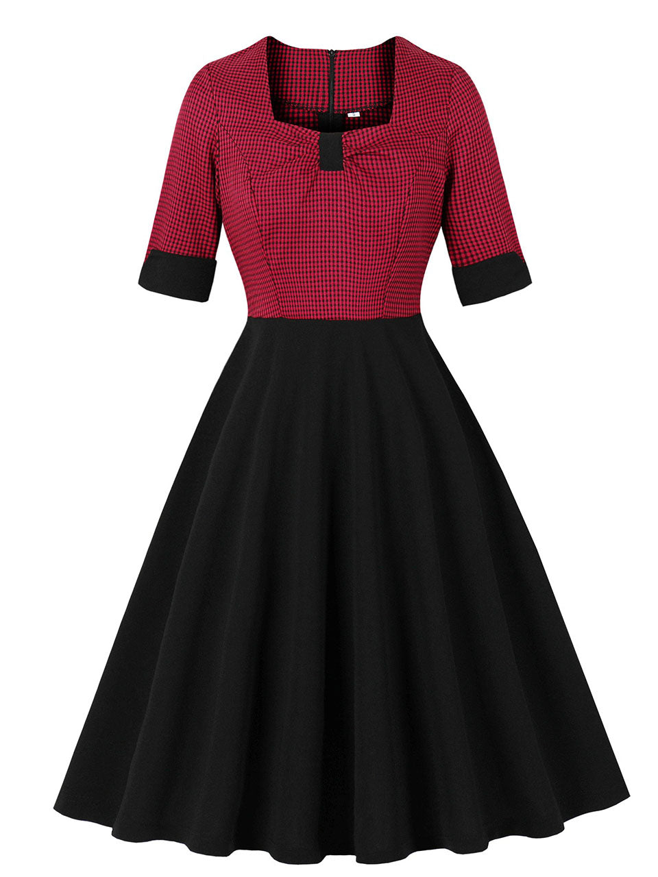 Audrey Hepburn Inspired Wine Red