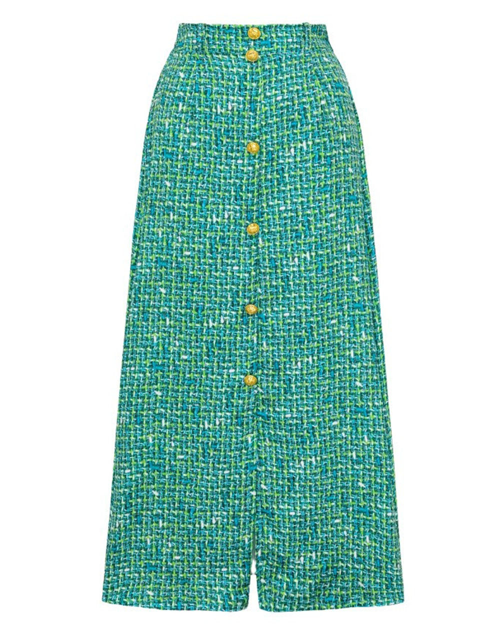 Emerald Teal Textured Tweed 2-Piece Swim Set