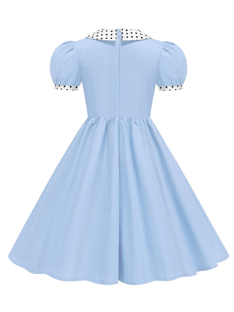 Kids Little Girls' Dress Peter Pan Short Sleeve Cotton 1950S Vintage Dress