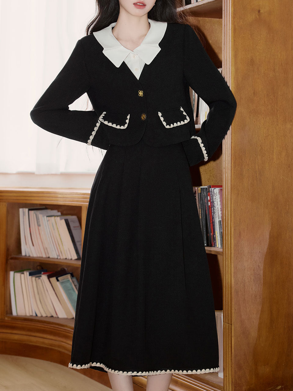 2PS Black Dress