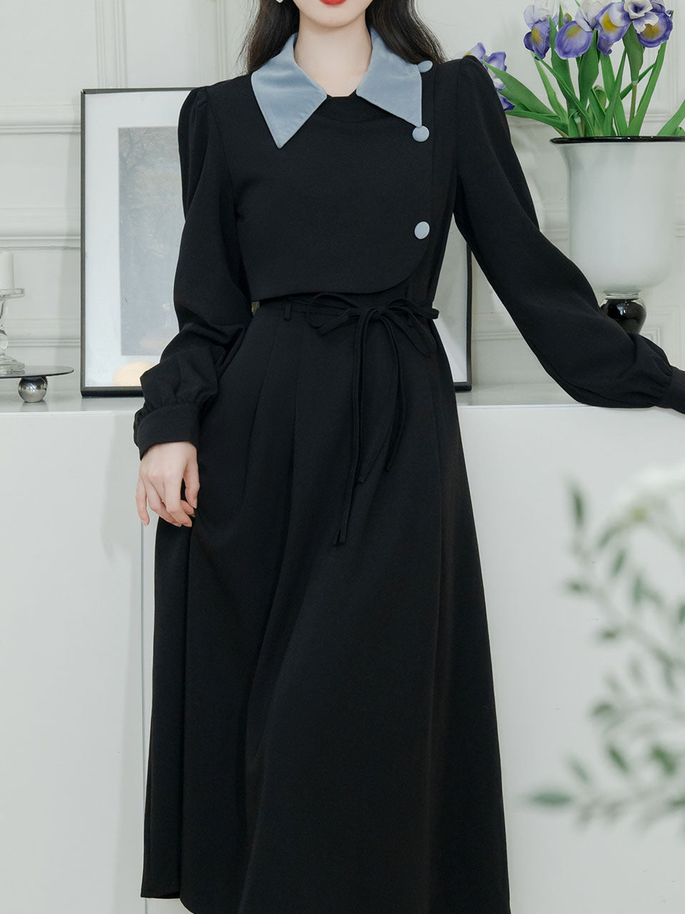 Black 1950S Windbreaker Dress