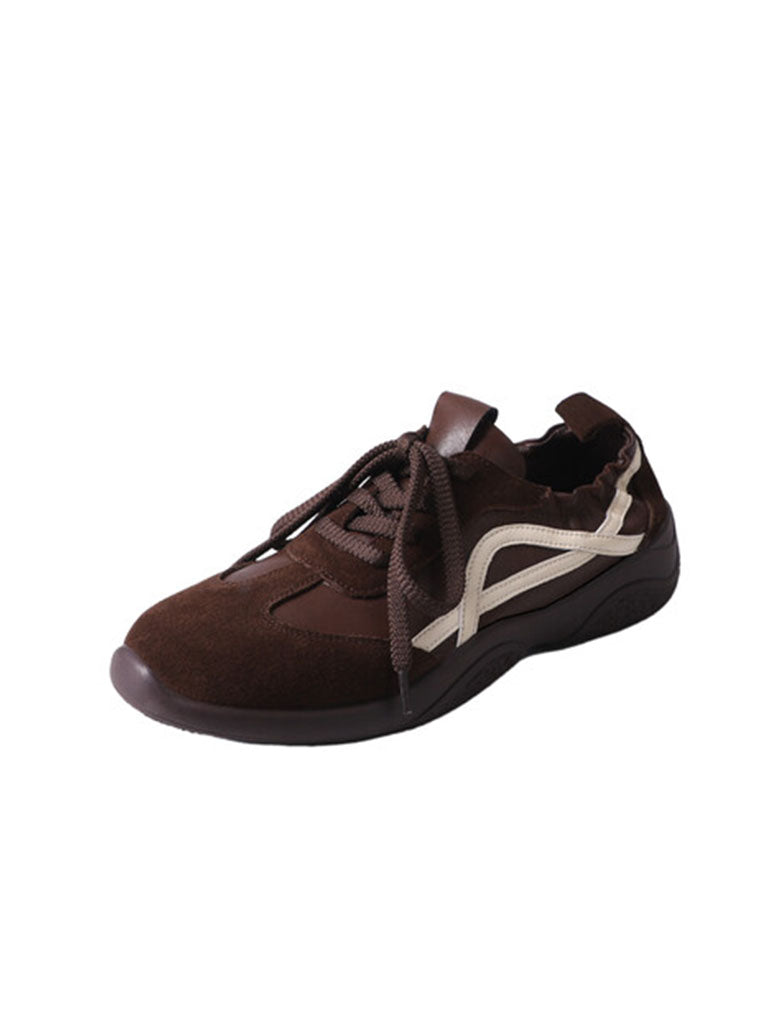 Balletcore Ribbon Grey Sneakers