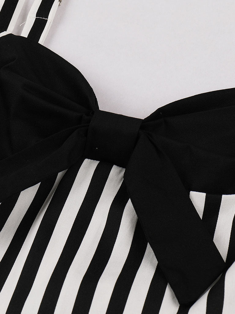 Beetlejuice Costume Spaghetti Strap Pocket Dress