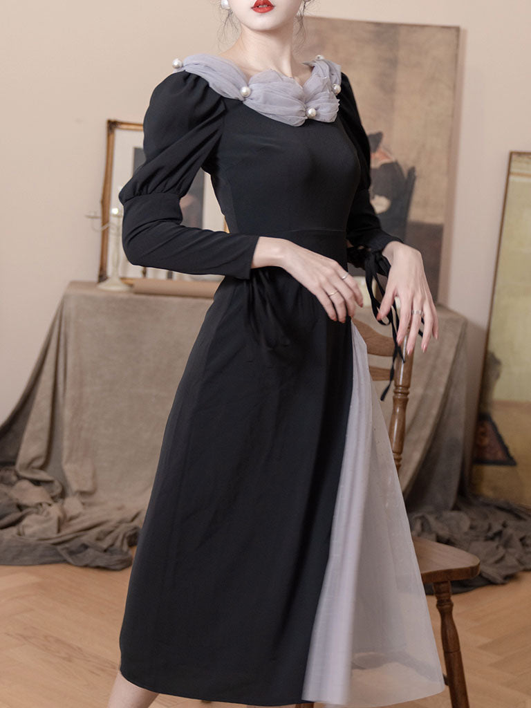 Black Empire Style Long Sleeve