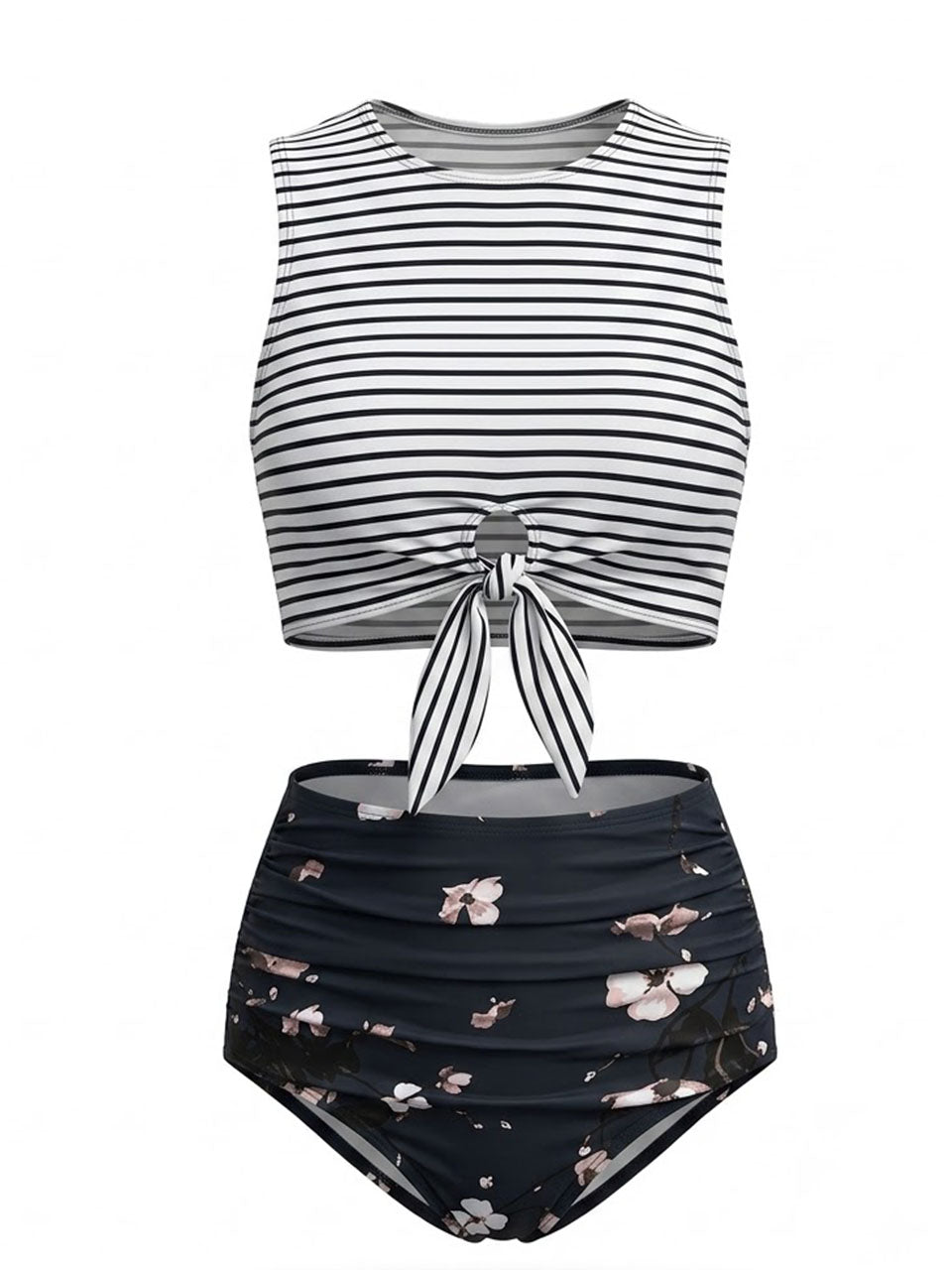 Vintage Inspired High-Waisted Bikini Set