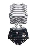 Vintage Inspired High-Waisted Bikini Set