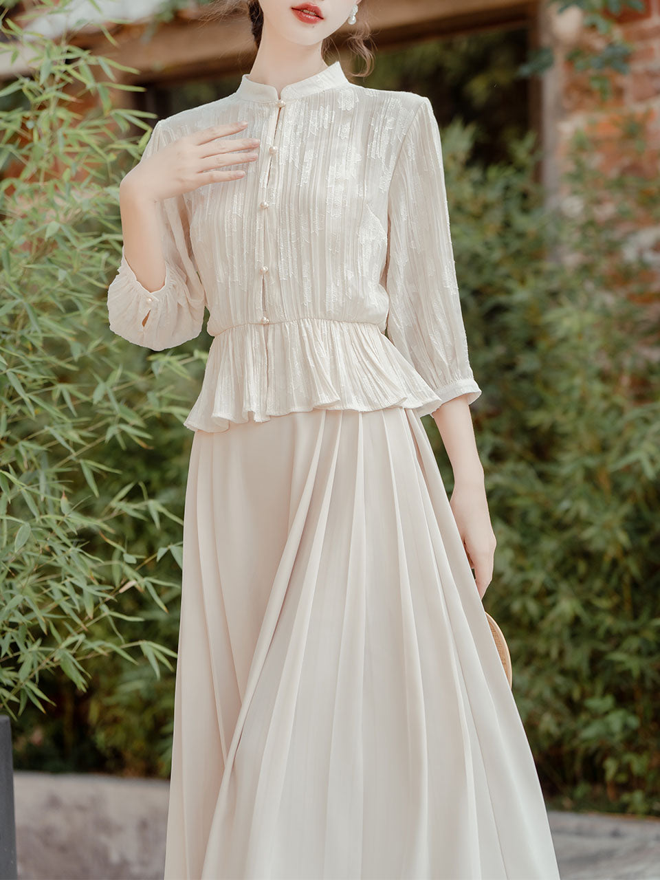 2PS White Spaghetti Strap 1950S Swing Dress