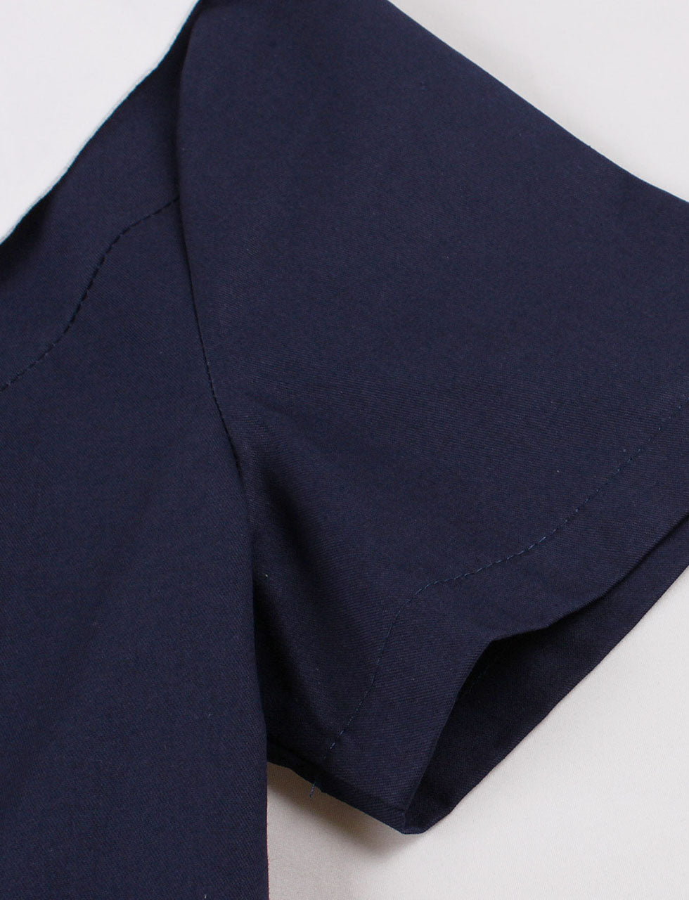 Navy Peter Pan Collar 1950s Vintage Swing Dress