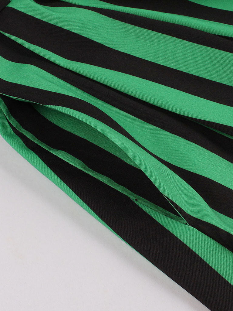 Green and Black Stripe