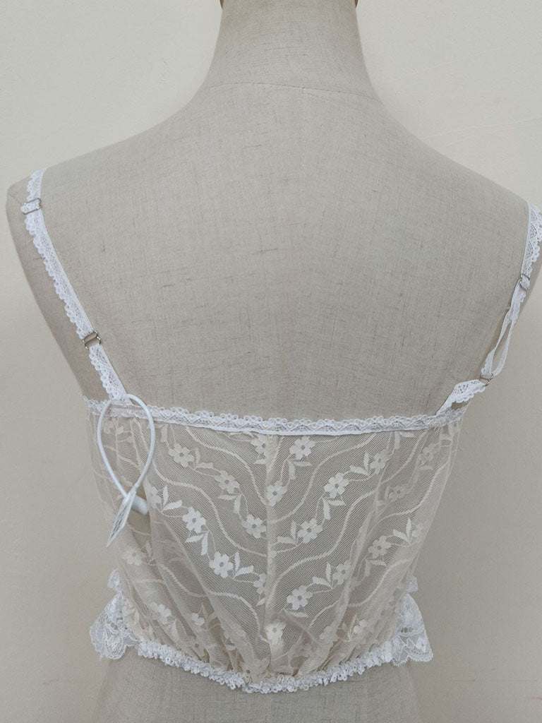 Lace Ruffles Corset