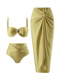Yellow Strap Two Pieces