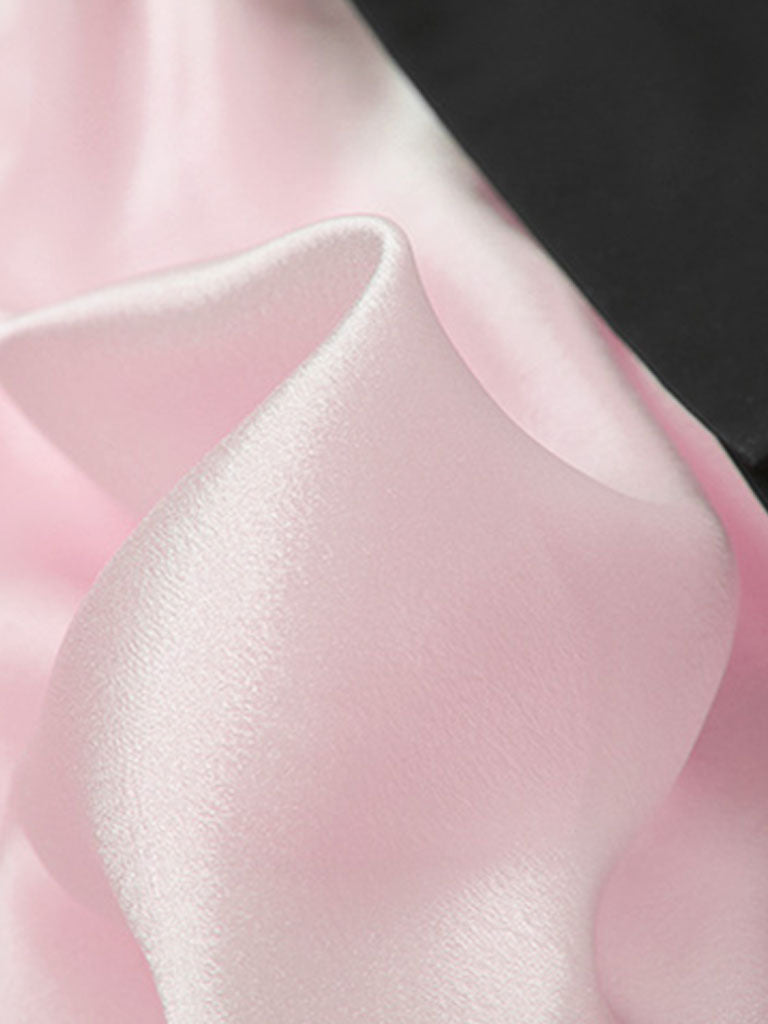 Light Pink V-neck Organza Fairy Dress