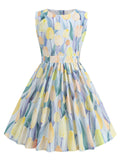 Kids Little Girls' Dress Floral 1950S Vintage Dress