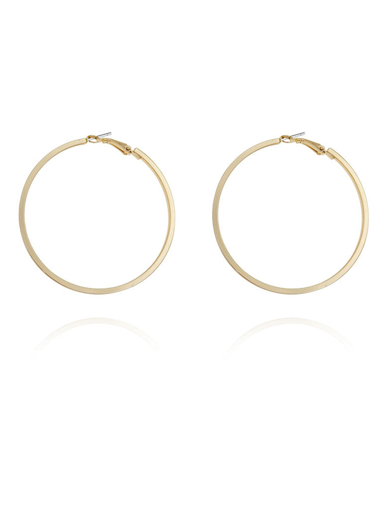 Circle Metal Hoop Fashion Earrings For Women