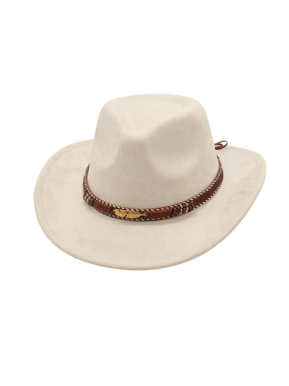 Western Cowboy Hat for â€?Faux Suede Fedora Hat