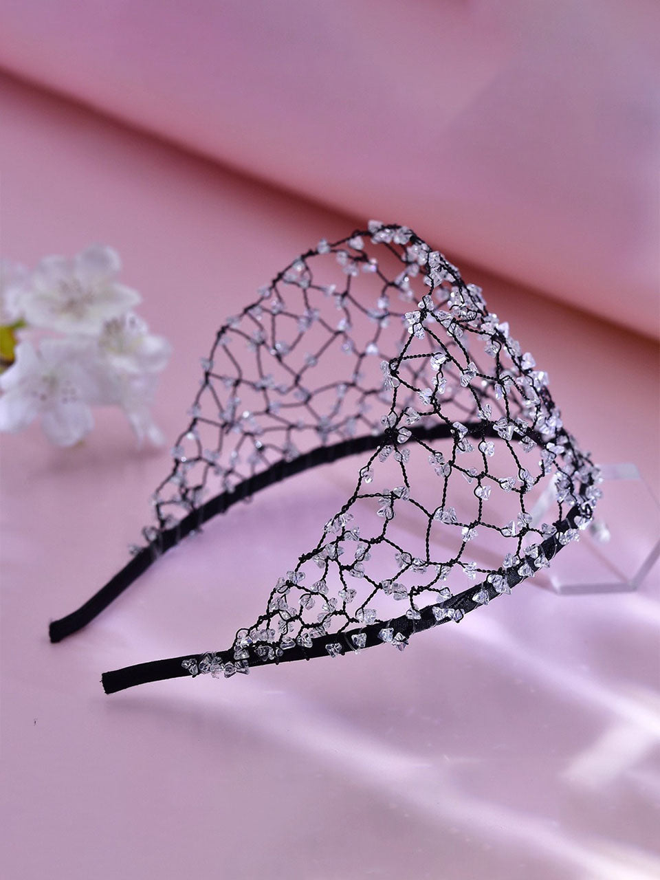 Vintage Crystal Headband Hair Jewelry for Women