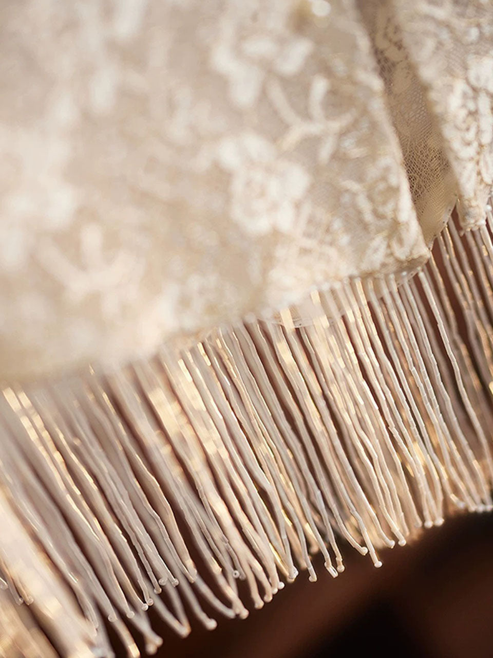 1920s Flapper Cape Great Gatsby Costume Lace Shawl Fringe Tassel