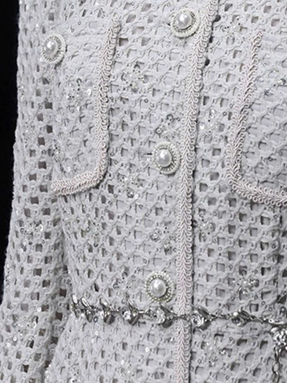 2PS Grey Long Sleeve Coat