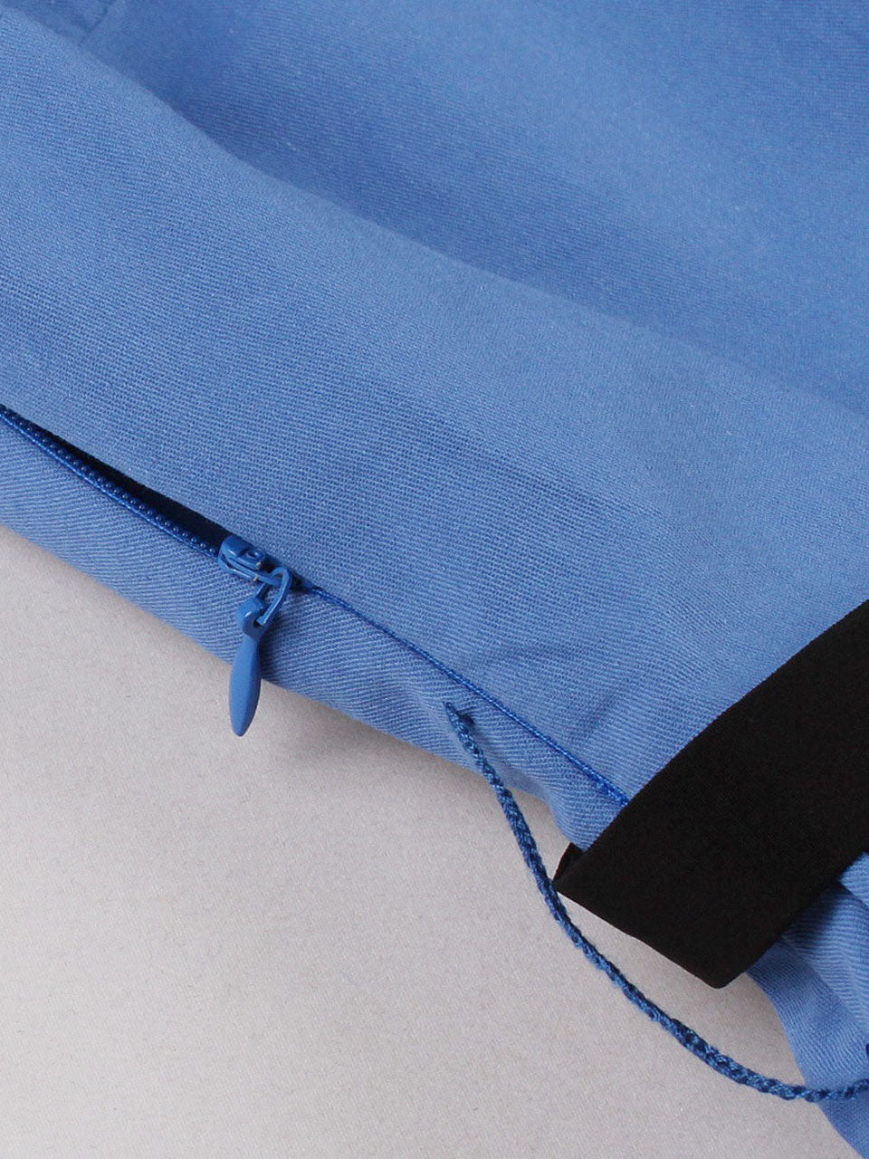Audrey Hepburn Style Vintage Blue 1950s Cotton Shirt Dress