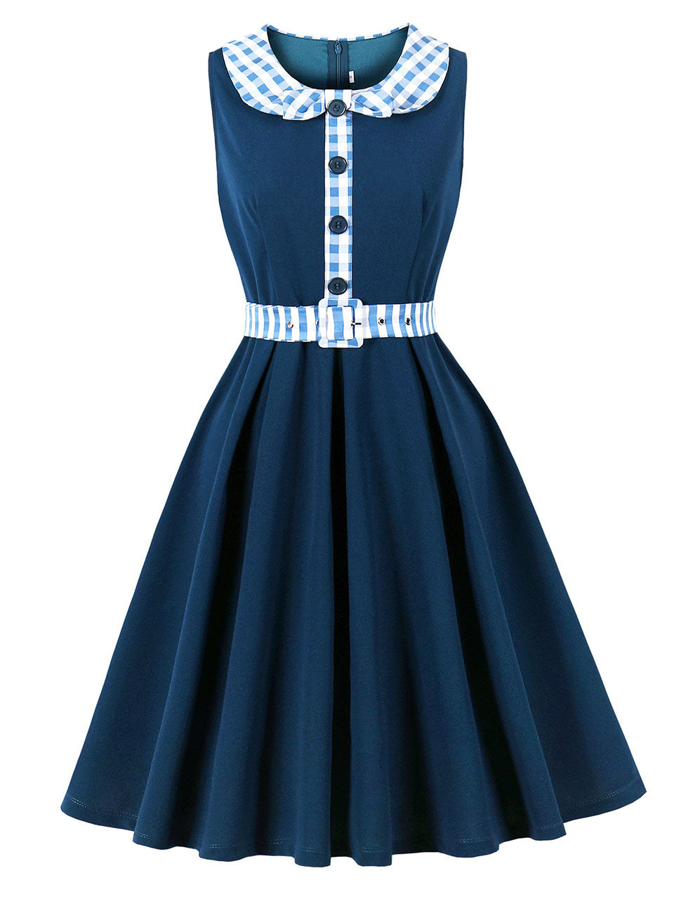 1950s Blue Peter Pan Collar