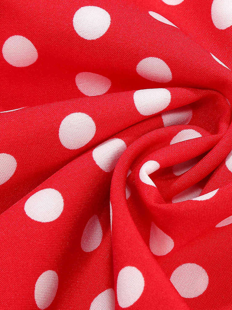 1950s Polka Dot Swing Dress