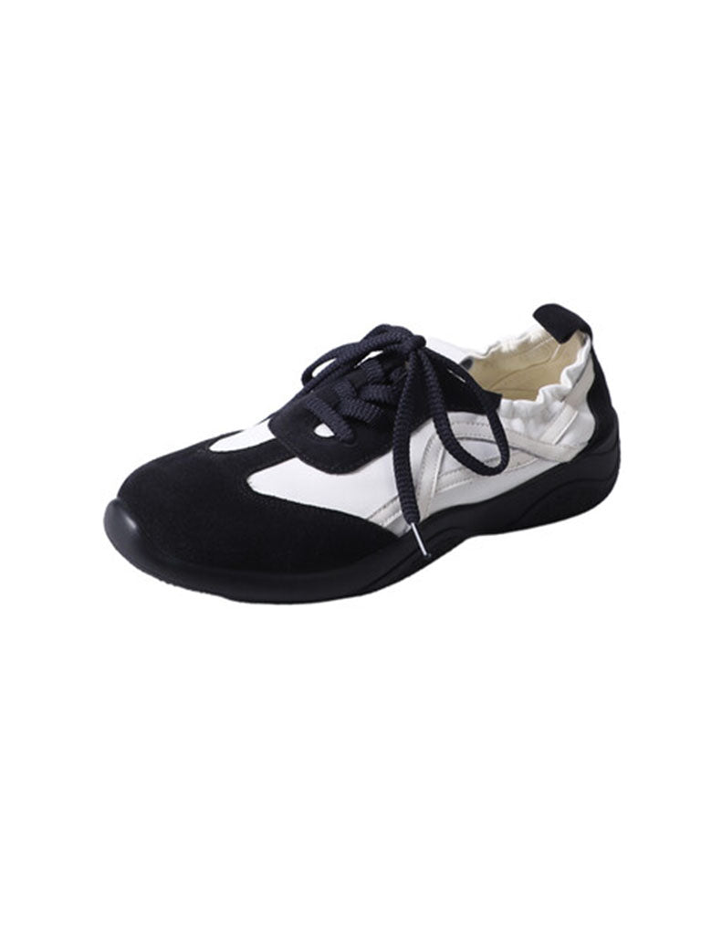Balletcore Ribbon Grey Sneakers