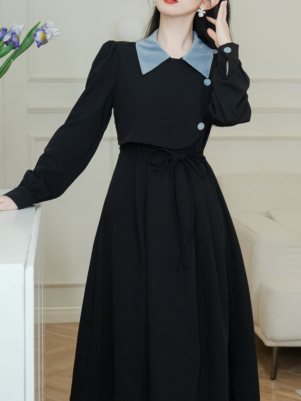 Black 1950S Windbreaker Dress