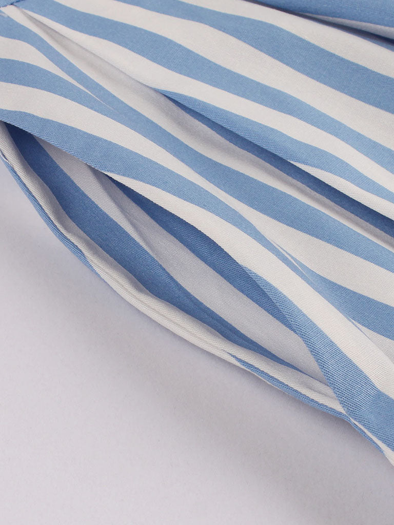 Blue And White Stripe