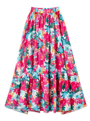 Pink Handmade Flower Ruffles Strappy One Piece
