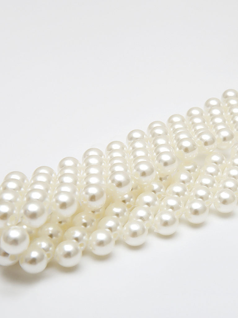 Vintage Pearl BodyChain Vest Top for Women