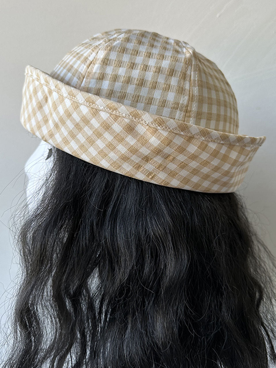 Sailor Hat Sweet Plaid Hat