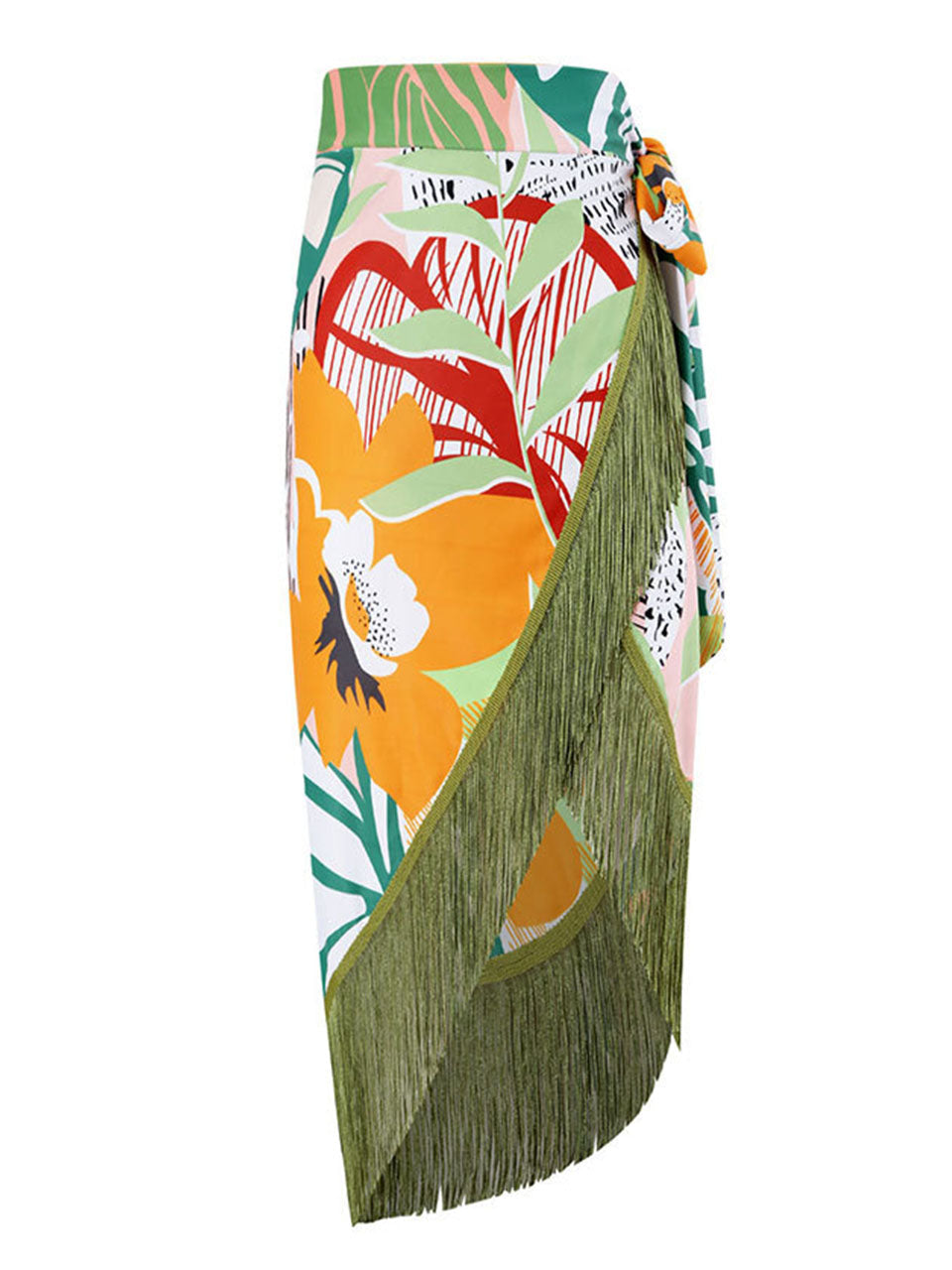 Floral Print Strap Two Pieces