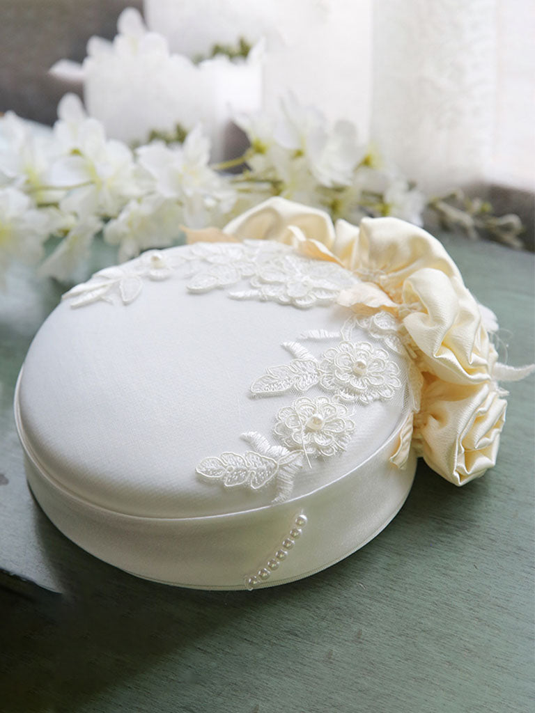 White 1950S Pillbox Hat